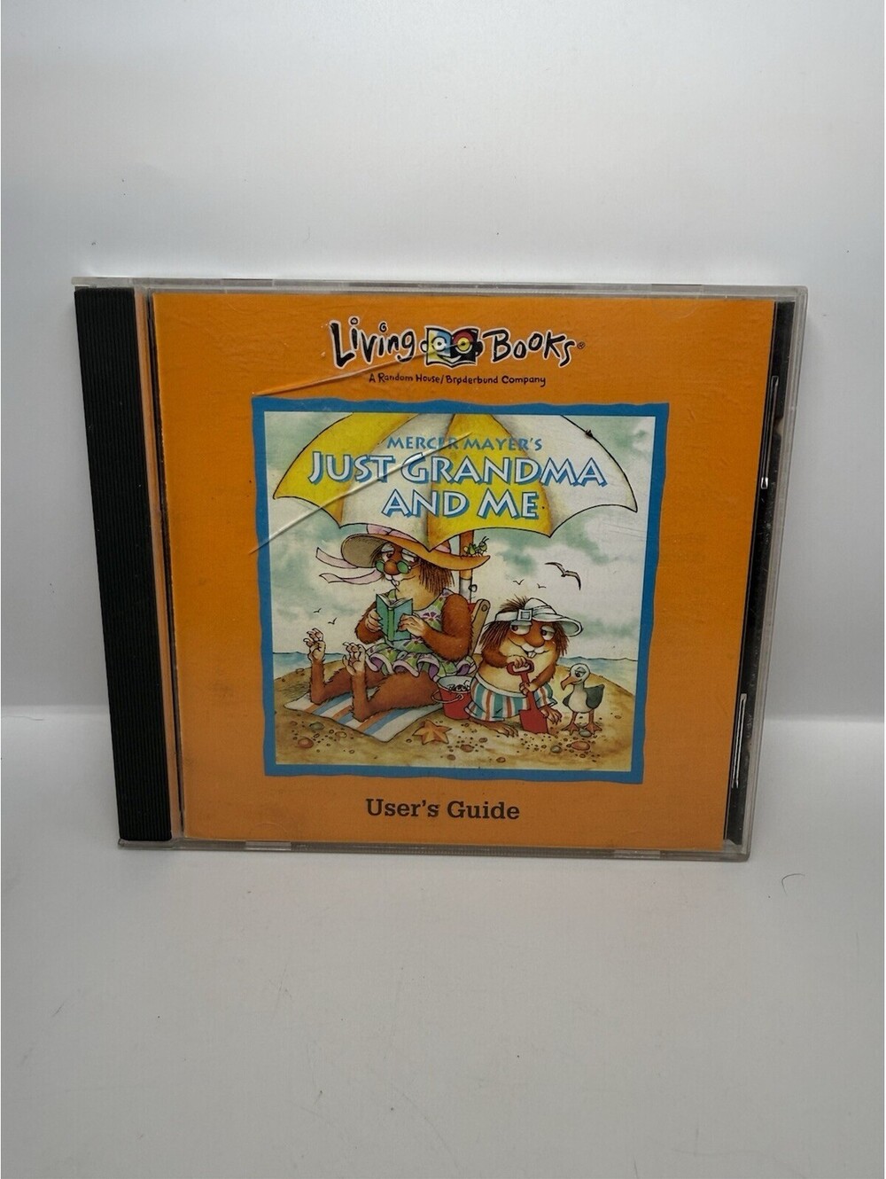 Living Books Mercer Mayer’s Just Grandma and Me Broderbund CD Audiobook CD ROM